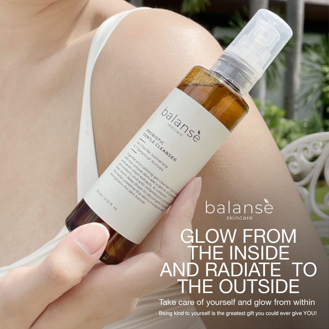 GLOW FROM THE INSIDE AND RADIATES TO THE OUTSIDE balanseph